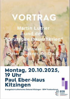Vortrag Martin Luther u. d. deutsche Bauernkrieg