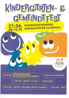 Kindergarten- und Gemeindefest
