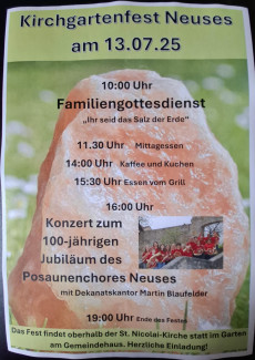 Kirchgartenfest